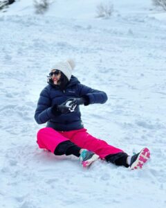 Harika Narayan Instagram - Snow Baby❄️☃️
.
.
.
#myfirstsnow #sweden #natureatitsbest