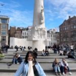 Harika Narayan Instagram - Amsterdam🤩💃🏻🍰🌃✨ you have my heart❤️ . . . Outfit from @tirabynareshraj Styled by @mounagummadi . . #amsterdam #travel #europe #lovetraveling #getaway #travelreels #musicianlife #love