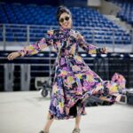 Haripriya Instagram - 🧿Hello! Showtime 🎤 . . #haripriya #haripriyasinger Axiata Arena
