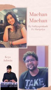 Haripriya Instagram - Check out our version of Machan machan from the movie “Silambattam” composed by @itsyuvan & originally sung by Raaja sir & Bela Shende. Keys & mix: @ashwin.raaja Chennai, India