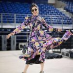 Haripriya Instagram - 🧿Hello! Showtime 🎤 . . #haripriya #haripriyasinger Axiata Arena