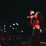 Haripriya Instagram – Clicks from RIT gig at chennai. 💫🎤🤍✨ 
📸: @imvikram.s 
@btosproductions 
.
.
.
.
#haripriya #haripriyasinger #live #music #concert #explore