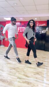 Hariprriya Instagram - Happiest birthday partner @imsimhaa 😍 May u be blessed with all the happiness simba 🤩🤗 Let’s keep dancing 😉 #dancepartners #happybirthday #stayblessed #happiness #simba