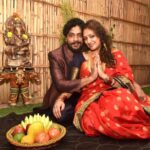 Hariprriya Instagram - ಯುಗಾದಿ ಹಬ್ಬದ ನಲ್ಮೆಯ ಶುಭಾಶಯಗಳು😍 Happy Yugadi💐 #simhapriya #hariprriya #vasishtansimha #ugadi #happyugadi