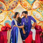 Hariprriya Instagram - 💙💙 Photography - @storiesby.rg Decor - @eventia_mysore Styling: @stilerush_by_varshinijanakiram Bride outfit : @shaanvisdesignerstudio Groom outfit : @uniqa.co.in Bride Jewellery: @aabhushanjewellery1941 Mehendi - @yukta_mehendi_arts_ #simhapriya #vasishtasimha #hariprriya #love #lifepartner #mehendi #blessed