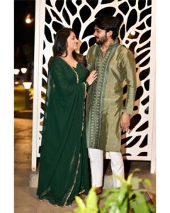 Hariprriya Instagram - 💚❤️💚 #simhapriya 

Beautiful Anarkali by @itihas_sagar 
PC - @click_basya