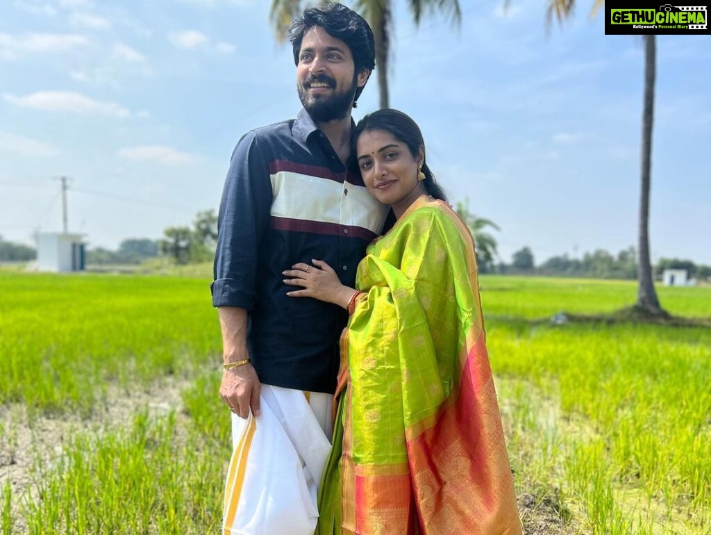 Harish Kalyan Instagram - Let the sun shine on your soul. A Pongal to remember for life. #happypongal #pongal2023 🌾☀ 💛