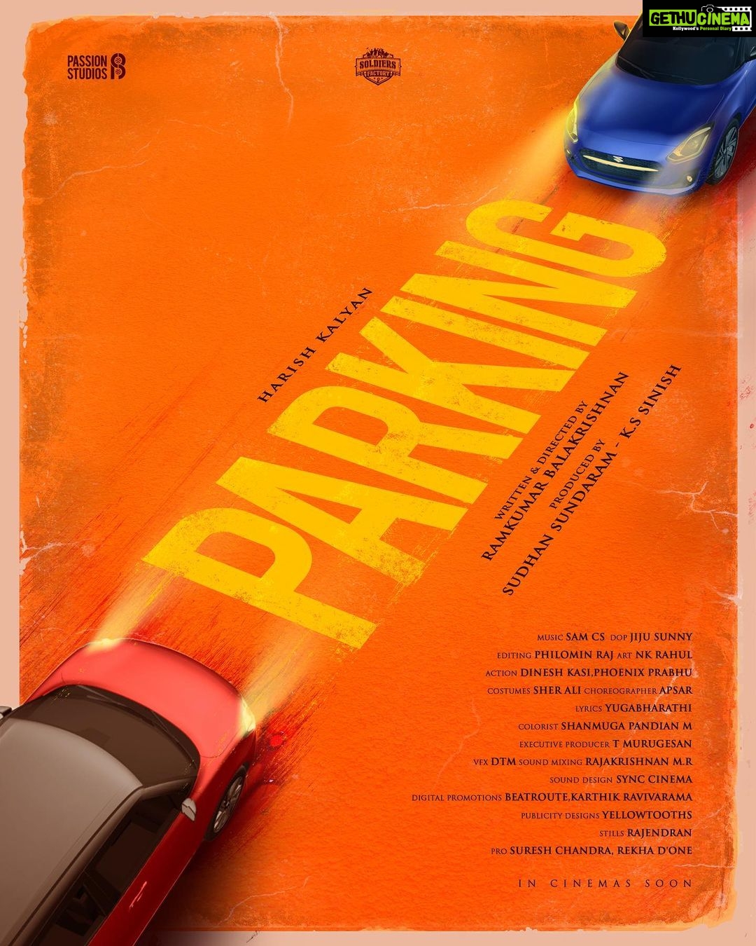 Harish Kalyan Instagram - Ovvoru padam’mum, enakku unga ellarodayum connect panradhukaana oru vaipu 🙏 And here I am with another! So happy to launch the title look of my next film #PARKING First look coming soon. Need all your love & support as always. ❤️🤗 #AnbuMattumeKudupom @indhuja_ravichandran @ramkumar_dir @soldiersfactory @passionstudiosoffl_ @sinishsreedharan #SudhanSundaram @samcsmusic @markandeyandevarajulu @jiju_sunny @philoedit @artdirector.rahul @yughabharathi @prathananathan @sherabshan @dineshkasi_action @phoenix_prabu_action_director @apsarr_ @yellow_tooths @sync.cinema @donechannel1 @karthikravivarma