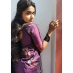Haritha G Nair Instagram - There she was....🦋 . . . Saree: @kichusfashion