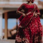 Haritha G Nair Instagram - 🦋🦋🦋 Costumes👗: @colos_the_designing_couture . 📸:@wedcam_wedding . Makeup - styling &Spa❤ : @pink_passion_12 . Ornaments📿 : @jhanvi__collections . Location : @gokulamgrandkumarakom Gokulam Grand Resort & Spa, Kumarakom