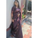Haritha G Nair Instagram - 🦋🦋🦋 . . . Saree: @kichusfashion