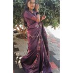 Haritha G Nair Instagram - 🦋🦋🦋 . . . Saree: @kichusfashion