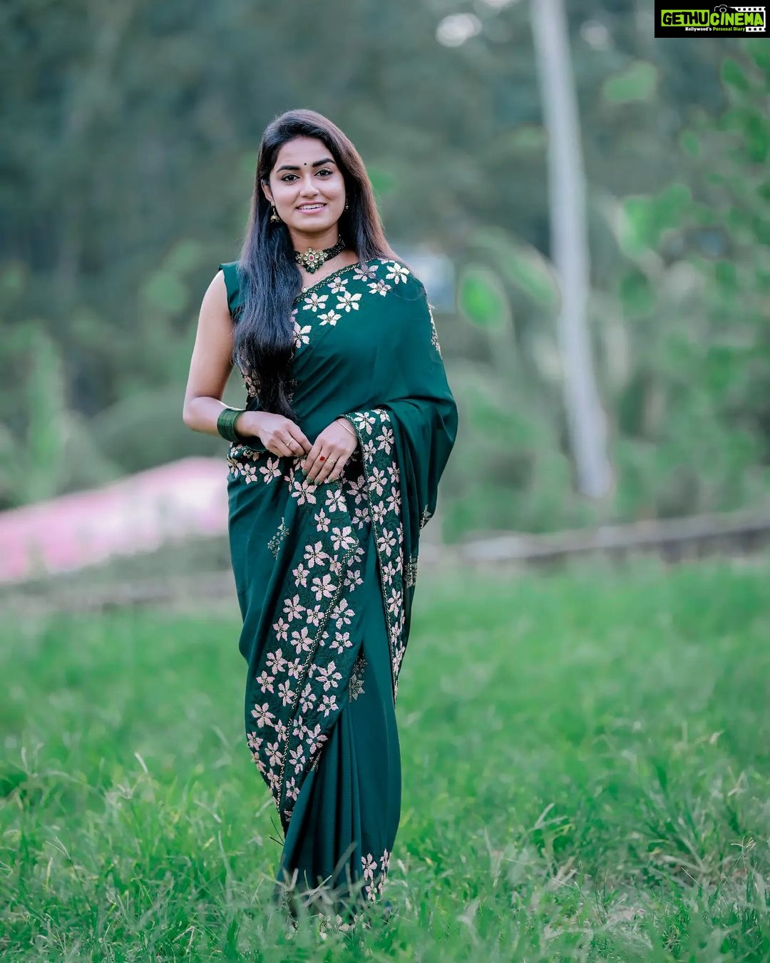 Haritha G Nair Instagram - 💚🦋💚 📸 : @shadowsphotographykl02