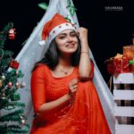 Haritha G Nair Instagram - ❄️Merry Christmas❄️ 📸 :@navarasa_wedding_planners_ @akhilkoyippurathu @ananthu_aj @amalmullasserryphotography Necklace : @jhanvi__collections