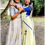 Haritha G Nair Instagram - With 🔥❤️ @rebecca.santhosh 👗 : @colos_the_designing_couture 🎥 : @rayjanofficial