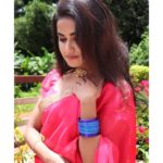 Haritha G Nair Instagram - Missing Element💙❤️ Choker: @canisaperidot