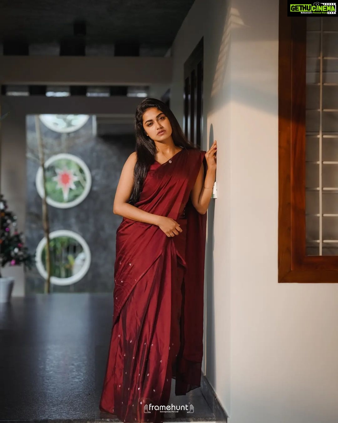 Haritha G Nair Instagram - There was Fire🔥 in her soul and Love in her Eyes❤️ 📸 : @sujithframehunt @framehuntphotography Costume👗 : @colos_the_designing_couture