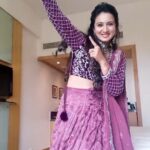 Harshika Poonacha Instagram – Coz it’s trending and I’m happy 😊 Country Inn Mysore