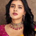 Hebah Patel Instagram - For an event many moons ago! 👗: @officialanahita @gubbarajyalakshmi 💎 : @mahalaxmijewellery 💄: @makeupbyramakrishna @vijjireddyskht 📸 : @kalyanyasaswi