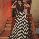 Helly Shah Instagram - Leaving a little sparkle wherever I go 🌟 📸 @ashish_sawant__ 🙍🏼‍♀️ @style_deintrepide 🎥 @itspkofficial_studio 👗 @ranbirmukherjeeofficial 💇‍♀️ @amuthevar