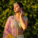 Helly Shah Instagram – Phir le aaya dil 💚

Obsessing over the lehenga ~ @lapink_by_knareshkumar ❤️ 
Captured by ~ @faizan_photo_graphy
