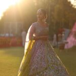 Helly Shah Instagram – Phir le aaya dil 💚

Obsessing over the lehenga ~ @lapink_by_knareshkumar ❤️ 
Captured by ~ @faizan_photo_graphy