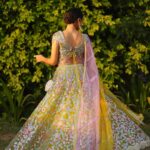 Helly Shah Instagram – Phir le aaya dil 💚

Obsessing over the lehenga ~ @lapink_by_knareshkumar ❤️ 
Captured by ~ @faizan_photo_graphy