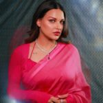 Himanshi Khurana Instagram - SS beauty by Shoppers Stop store launch Outfit @houseofmasaba Jewellery @urbanmutiyar Mua @kashish_art Hair @hairbyramacoiffeur 📸 @himanshukhurana1