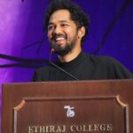 Hiphop Tamizha Instagram - #throwback from Ethiraj’s maithri !