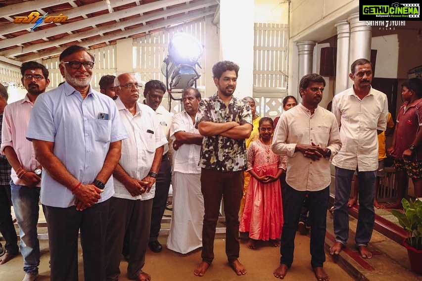 Hiphop Tamizha Instagram - #Veeran - shooting starts 🙏🏻