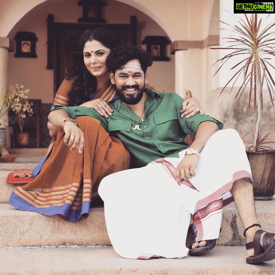 Hiphop Tamizha Instagram - Thank you for sharing the screen with me, it was a great learning experience for me. Lakshmi, will always remain special for all of us. You are amazing and its absolute pleasure to have worked with you ma’am 🙏🏻 @asha_sharath_official ❤️