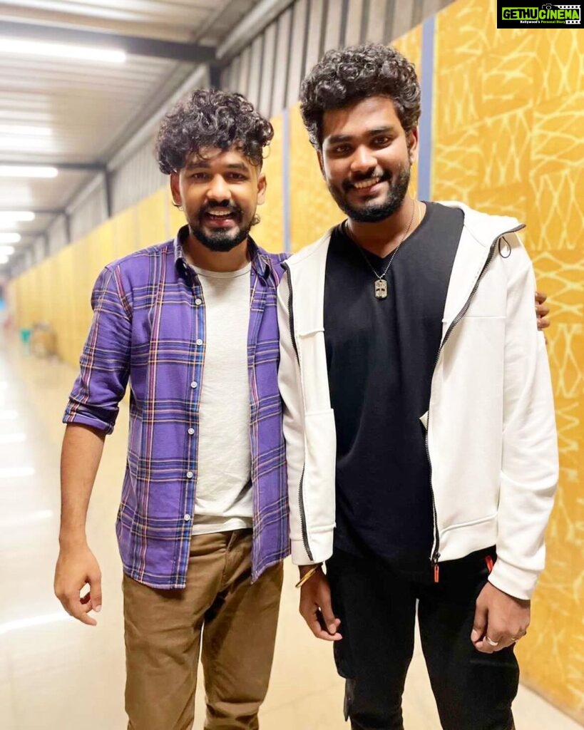 Hiphop Tamizha Instagram - Sam - u r incredibly talented & you are going to shine bright ❤️🔥 @samvishal0928