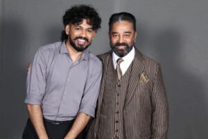 Hiphop Tamizha Instagram - This is a very special moment with @ikamalhaasan 😃

உங்கள் அன்புக்கும் ஆதரவுக்கும் ரொம்ப ரொம்ப நன்றி sir 🙏🏻❤️