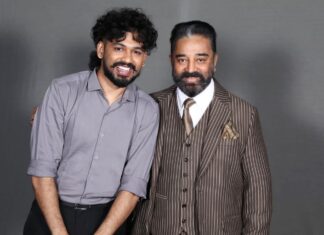 Hiphop Tamizha Instagram - This is a very special moment with @ikamalhaasan 😃 உங்கள் அன்புக்கும் ஆதரவுக்கும் ரொம்ப ரொம்ப நன்றி sir 🙏🏻❤️