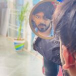 Hiphop Tamizha Instagram - When i looked at the mirror & went - 🤔 #anbarivudiaries