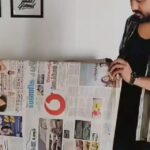 Hiphop Tamizha Instagram - This went right on to my studio’s meeting room wall ❤️ Such an impressive gift i got on my Birthday last year 😊 #throwback