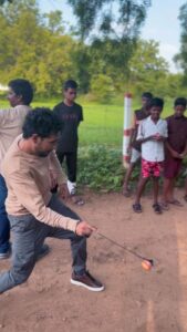Hiphop Tamizha Instagram - If you were a 90s kid and you went to your தாத்தா - பாட்டி ஊரு for the vacations, then you’ll know spinning a bambaram issa vibe 😁🤟🏻 tag your “Bambaram” mate 😆😄🤟🏻 

Super memories from the #Veeran shooting spot 😁❤️ #veeran