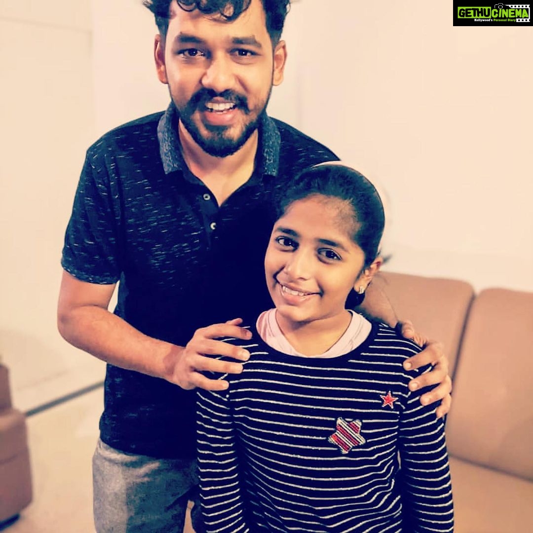 Hiphop Tamizha - 271.4K Likes - #throwback pic. Shout out to this talented kid - @pranitiofficial 🎉🎉🎉