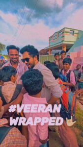 Hiphop Tamizha Instagram - One year of rollercoaster adventures, wrapped ! Post production in full swing 🤟🏻 #veeran is going to be a very happy movie ❤️😁