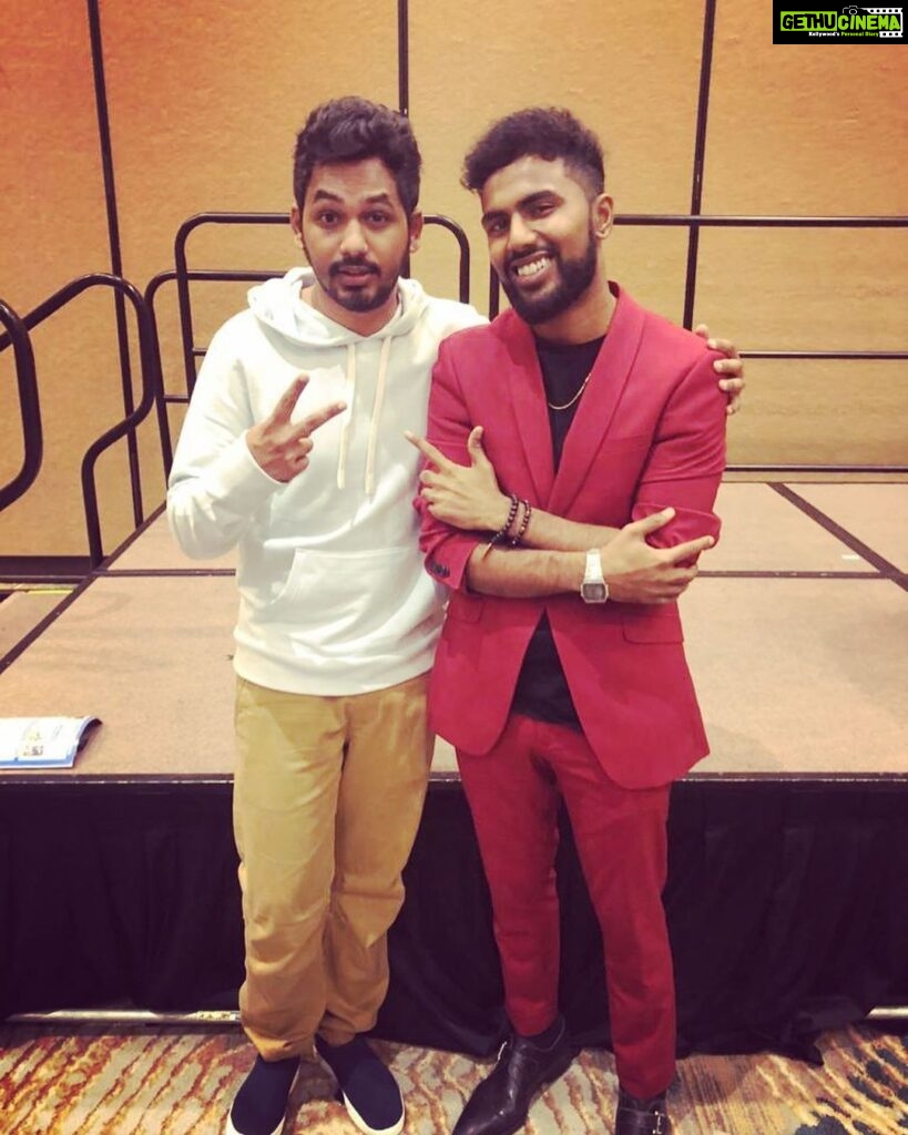 Hiphop Tamizha Instagram - I met @vozhi , few years back in Dallas. A Rapper/ Entrepreneur who was trying to put his skills together to create something beautiful. Few years later, he is a self made businessman who is also uplifting his community. The next track, talks about the journey of fellow hustlers, thankful to be doing what they always wanted to do. #nadanthavaraikumey