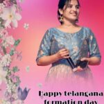 Indravathi Chauhan Instagram – Happy Telangana formation Day❤️…