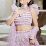 Isha Malviya Instagram - 💜 @chingari_in . MUA @manna.regina.official OUTFIT BY @aishwarya.designer.apparels JEWELLERY BY @agsjewellery