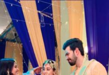 Isha Malviya Instagram - ek #tejang fans ke liye😜❤️ @karanvgrover @priyankachaharchoudhary . #udaariyaan#offscreen#onset#jassu
