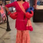 Isha Malviya Instagram - jassu the boxer!😂🥊 excited for this?😉 . #jassu#udaariyaan#reel#ramdomvideo#offscreen