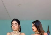 Isha Malviya Instagram - tu bhi kar na dance @thetwinklearora 😂💃🏻 what do you think of nehmat and harleen's bond? . #udaariyaan #comedy #random #nehmat #harleen