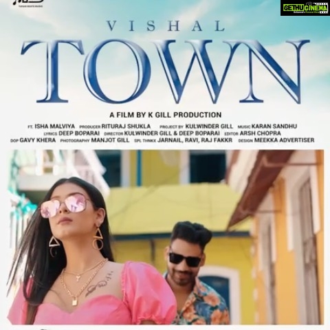 Isha Malviya Instagram - releasing tomorrow! (28th june)✨🔥 if you're excited let me know in the comment section😉 . #newsong#releasingtomorrow#town#ishamalviya#townsong#punjabimusic#explore