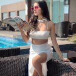 Isha Malviya Instagram - just busy in creating the life of my dreams!🤍💫 . comment down the name of your favourite magazine!📚 . #ishamalviya#ishafam#explore#fashion#raipurdairies#whiteoutfit#photoftheday#instagood#sunkissed#sunshine#sunclicked#pool#model#fashioninfluencer#uniqueoutfit#goodvibes#happydays#winters#sundaypost#sundayfunday#newyearsoon#bombbombsoon#lovinglife#lifeofdreams#selflove#loveyouall🤍 Raipur, Chattisgarh, India