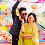 Isha Malviya Instagram - Happy holi everyone! 🟢🔵🟣🟠🟡 #udaariyaan #ishamalviya #adleen Be ready for #adleen fight 🤟🏻 in tomorrow’s episode!