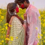 Isha Malviya Instagram - Holi special..!❤️ HAPPY HOLI🎨🖍️ . #ekleen #holispecial #udaariyaan #hitesh #isha #laalishq