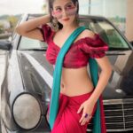 Isha Malviya Instagram - tera milna hai us rab ka ishara mano, mujhko banaya tere jese hi kisi ke liye.💖🙈 . konsi picture pasand aayi aapko 1st 2nd or 3rd? comment down and let me know😉 . ➡️EDITS BY @lalitcreationz 😍 ➡️LOCATION @narmaderiverviewresort 😍 . #ishamalviya#sareegoals#saree#shadedsaree#sareequeenisha#ikgoals#delhi#mumbai#mp#explore#sizzlingsaree#sareevibes#blue#magenta#designersaree#200ksoon#featurme#model#2020#stayhomestaysafe#fashion#style#fashionmodel#slay#swag#loveyouall✨
